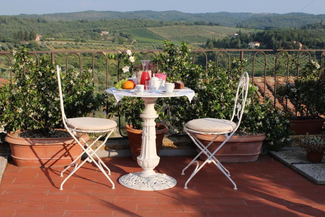 Le Terrazze Del Chianti B&B Residenza D'Epoca E Di Charme San Donato in Poggio Exterior foto